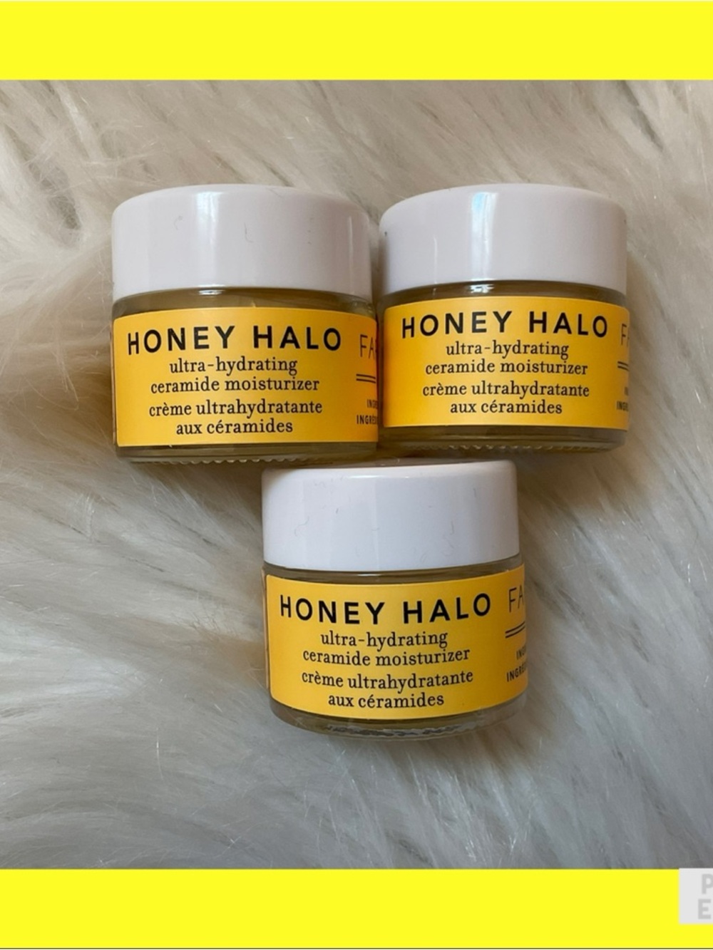 Farmacy Honey Halo Ultra-Hydrating Ceramide Moisturizer  - New x3 Mini